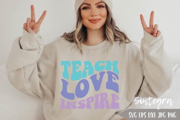 Teach Love Inspire SVG Cut File