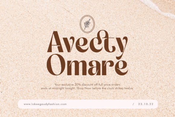 Avoraty Font - Preview 1