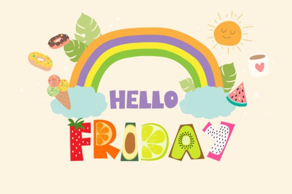 Cute Fruit Font - Preview 4