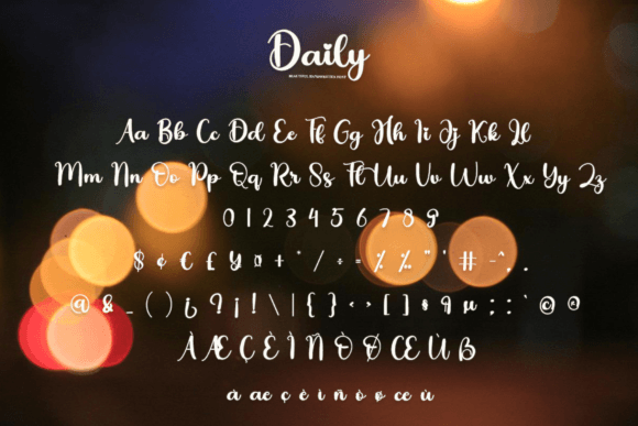 Daily Font - Preview 6