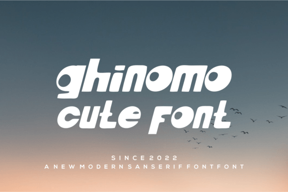 Ghinomo Font - Preview 1