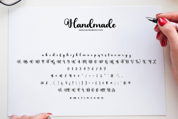 Handmade Font - Preview 3