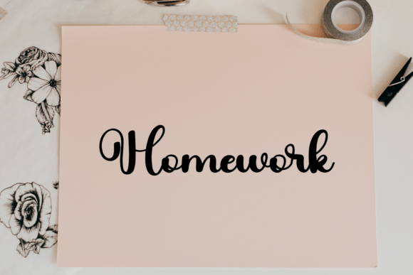 Handmade Font - Preview 5