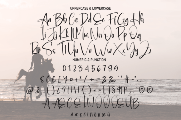 Hobbyhorse Font PNG with transparent background - Preview 6