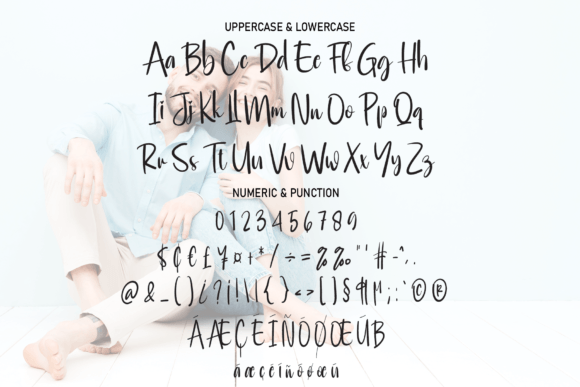 Housewife Font PNG with transparent background - Preview 6