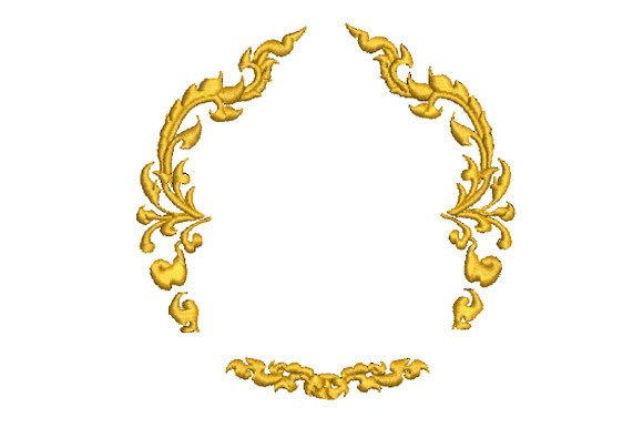 Ornate Thai Pattern Frame