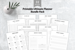 Printable Ultimate Planner Bundle Pack O Graphic by LaxmiOwl · Creative ...