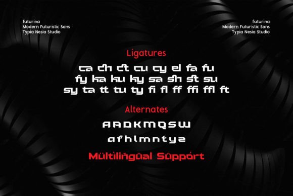Futurina Font - Preview 6