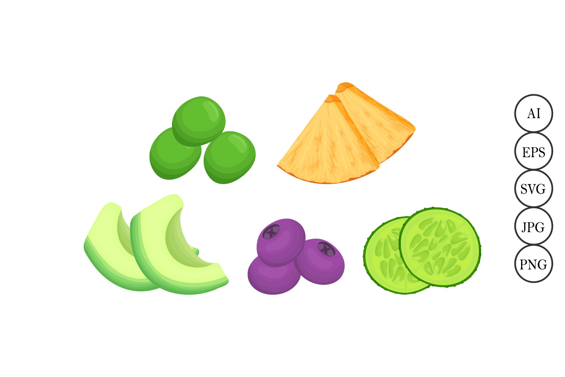 About Food Illustration Set