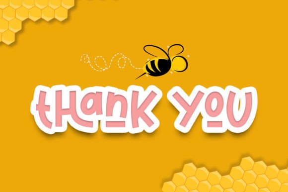 Bee Fun Font - Preview 6