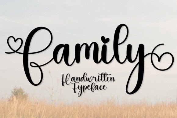 Family Font by FreshTypeINK · Creative Fabrica