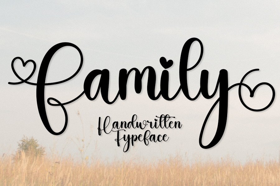 Family Font by FreshTypeINK · Creative Fabrica