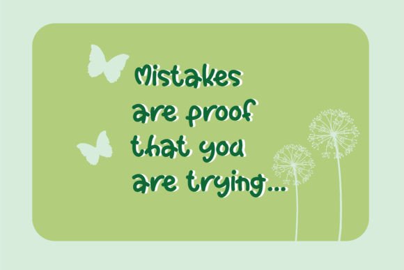 Green Garden Font - Preview 3