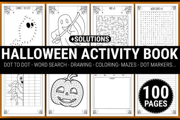 HALLOWEEN ACTIVITY BOOK for KIDS