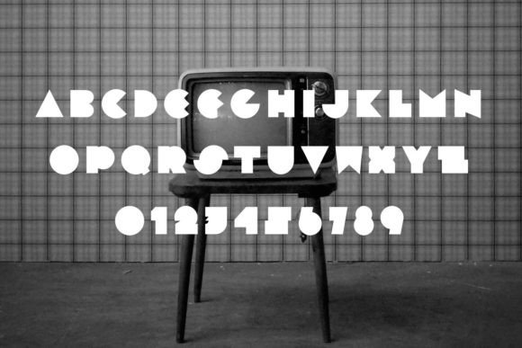 Jack Tv Font PNG with transparent background - Preview 3