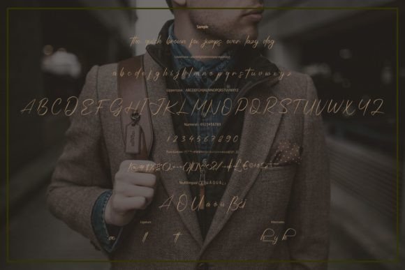 Jhony Kalley Font PNG with transparent background - Preview 5
