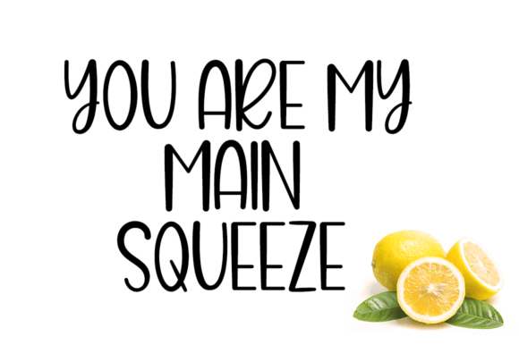 Lemon Pantry Font PNG with transparent background - Preview 2