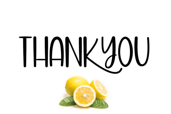 Lemon Pantry Font PNG with transparent background - Preview 5