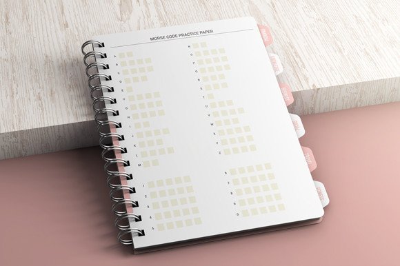 More Code Paper Morse Code Practice Paper for Kdp Book Graphic by Graphic_hero ...