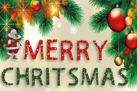 My Christmas Font PNG with transparent background - Preview 1