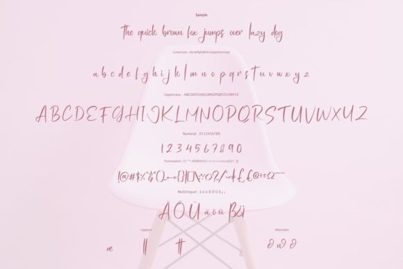 Nasllonity Font PNG with transparent background - Preview 5
