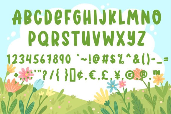 Pretty Orchid Font PNG with transparent background - Preview 2