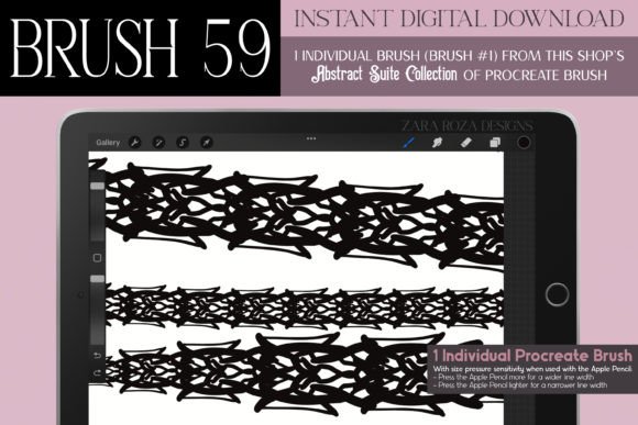 Procreate Brush #59 – Abstract Suite