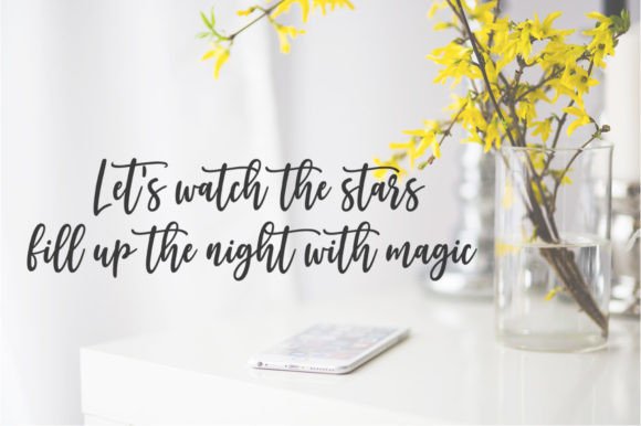 Satimela Font PNG with transparent background - Preview 3