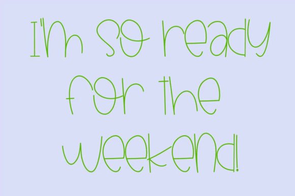 Avoiding Work Font - Preview 2
