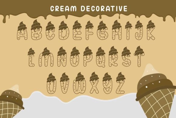 Cream Font - Preview 1