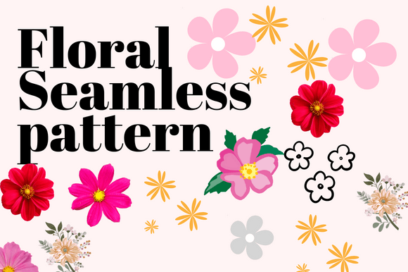 Floral Seamless Pattern | Floral Digital Graphic by Morchidi · Creative ...