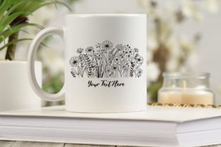 Hand Drawn Blooming Wildflowers Svg Graphic by Dakhashop · Creative Fabrica