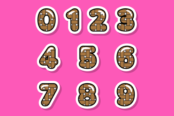 Lattice Font PNG with transparent background - Preview 2