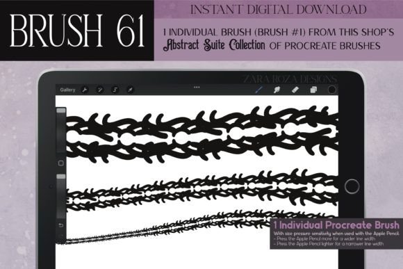 Procreate Brush #61 – Abstract Suite