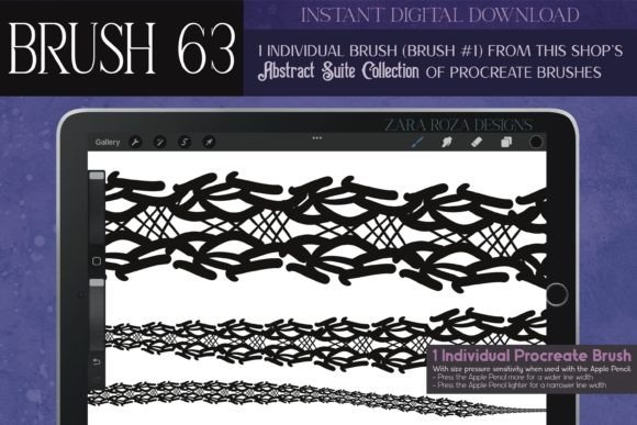 Procreate Brush #63 – Abstract Suite