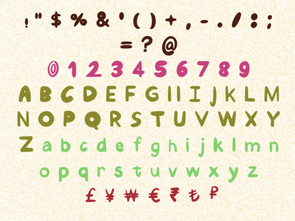 Pukka Obese Font font preview - 1