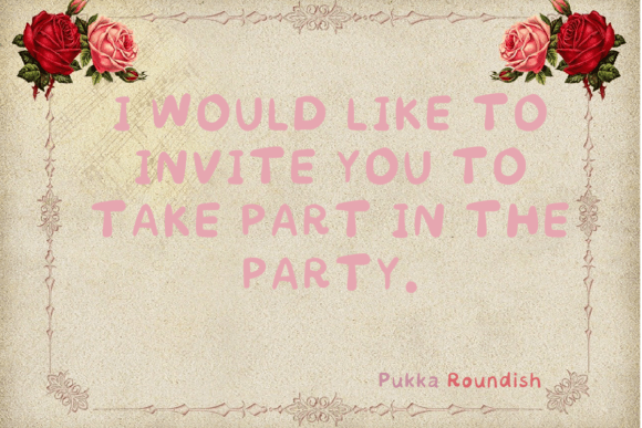 Pukka Roundish Font PNG with transparent background - Preview 4