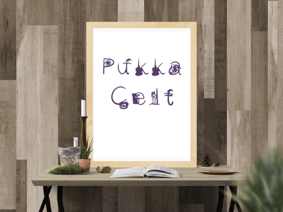 Pukkacelt Font PNG with transparent background - Preview 1