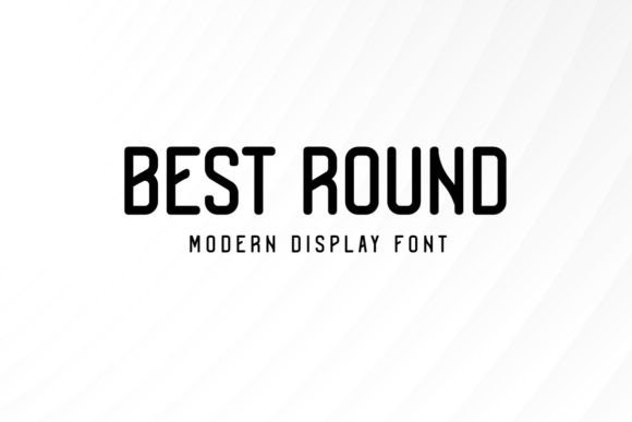 Best Round Font by Mightyfire · Creative Fabrica font preview