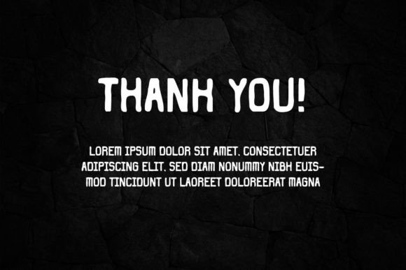 Bigstones Font - Preview 2