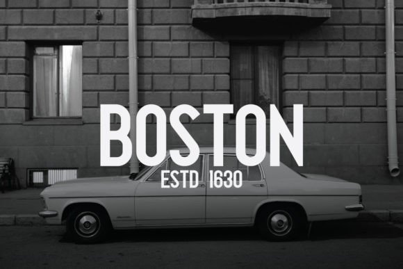 Bosen Font PNG with transparent background - Preview 1