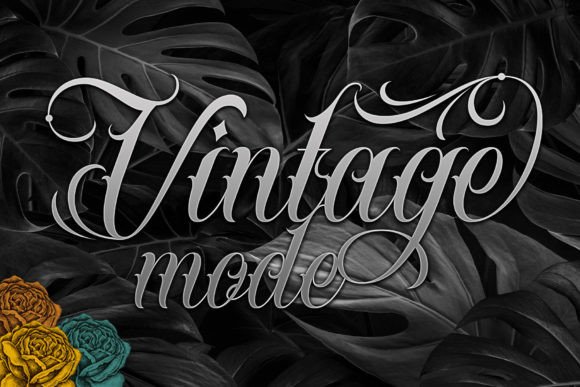 Bougenville Font - Preview 1