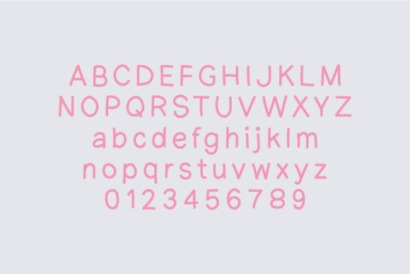 Creating Minimalist Font - Preview 1