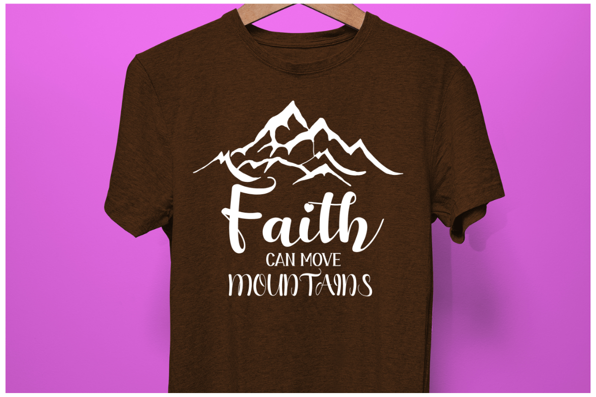 Faith Can Move Mountains SVG Graphic by SM.Creator · Creative Fabrica