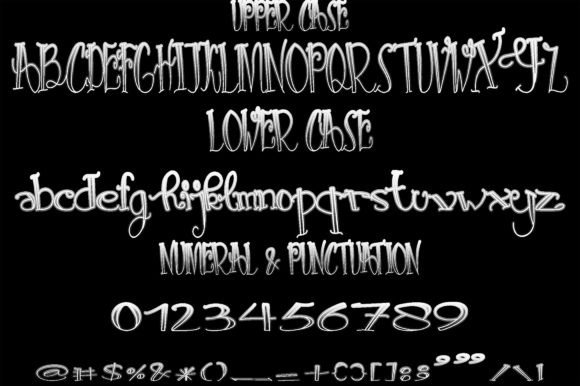 Flaw Some Font - Preview 1