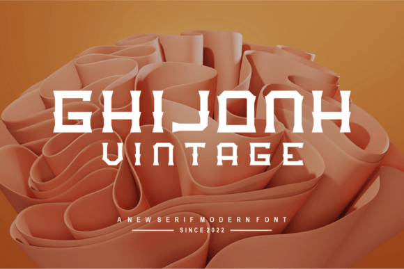 Ghijonh Font - Preview 1