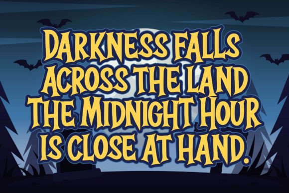 Halloween Drama Font - Preview 3