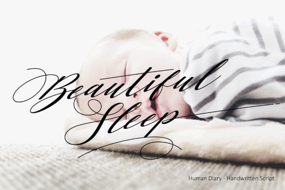 Human Diary Font - Preview 3