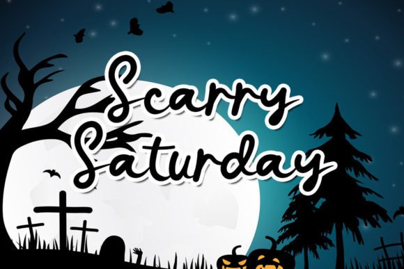Jacky Halloween Font PNG with transparent background - Preview 2