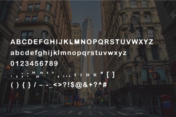 Jinus Font PNG with transparent background - Preview 3